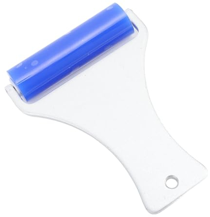 Rodillo de Polvo de Silicona con Función Eléctrica Estática, Quitapelusas Reutilizable para Ropa, Viaje en Coche, Recogedor de Polvo Compacto, Resistente Al Desgaste (7,5 CM)