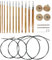 Knitting Youth Häkelnadeln Set, Tunesisches Häkelnadel-Set 3,5 mm - 10,0 mm Größen, Geeignet für Strickanfänger, Handgefertigte Strickwerkzeuge, Kunsthandwerk Strickwerkzeuge, 12 Stück