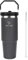 WALLFID 30oz Tumbler Dishwasher Safe, Flip Straw Water Bottle with Straw, Stainless Steel Water Cup Travel Mug BPA-Free (Black Gray)