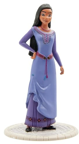 Bullyland – Asha aus Disneys Wish, perfekt als Spielzeug Figur, Dekoration und kleines Geschenk für Kinder ab 3 Jahren, detailgetreue 9,7 cm Walt Disney Sammelfigur 11503