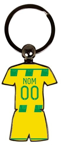 Porte clés maillot de foot Nantes domicile 2024 2025 à personnaliser