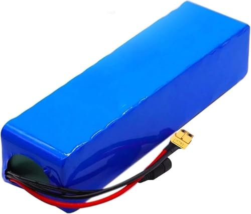 Batterie de vélo électrique 36V 6AH,Batterie de E-Bike Lithium 6Ah 10S2P avec Chargeur Batterie Haute Puissance pour Scooter 250W 300W 400W 500W 800W Moteu 185 * 68 * 45mm 36V6AH,XT60