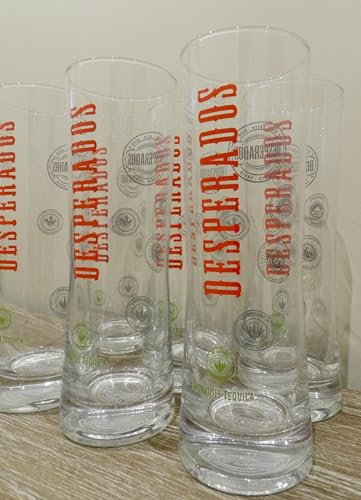 Générique Desperados Biergläser, 25 cl, 6 Stück