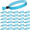 OUDQFCJ 30 pièces Bracelets en Tissu, Bracelets d'identification pour événements (Bleu)