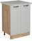 Vicco Küchenunterschrank R-Line, Küchenkommode, Weiß Landhaus, 60 cm AP Marmor