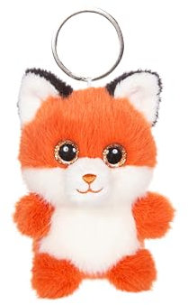Gipsy Toys – Porte-clés en Peluche – Renard Flame « cutydoos » – 8 cm – Orange brûlé – Porte-clés Peluche Doux – Accessoire Tendance – Cadeau Original – Compagnon pour Sacs et clés
