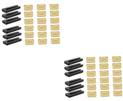 SHINEOFI 12 Sätze Deckenventilator Auswuchtset Teiliges mit Selbstklebenden Gewichten und Balancierclips für Deckenventilatoren zur Geräuschreduzierung und Verlängerung