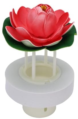 Fockety Nebelmacher Schwimmer, Seerose, Aquarium, Nebelmacher, Spritzschutz, Schwimmende Boje, Metallnebler, Zerstäuber, Nebelmaschine für Wasserbrunnen, Teich, Topf, Steingarten,