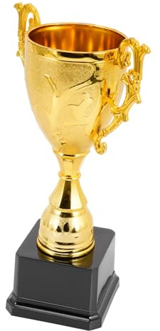 ELAYARD Coppa Gioco per Plastica Resistente Premio Gara Creativo per Feste e Competizioni Coppa Giocattolo Dorata per Regali e Gadget Compleanno Ragazzi e Ragazze
