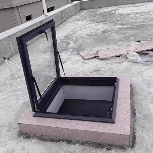 Finestra per tetto robusta e resistente, con apertura a vasistas, ideale per mansarde, scantinati e verande(LxW 50x100cm/19.7x39.4in)