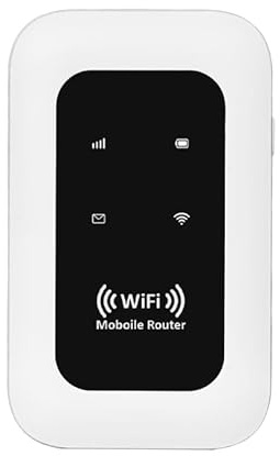 Mobile WiFi Portable Hotspot Router, Unlocked SIM Card Slot, Ultra-Fast Internet up to 300 Mbps, Pocket-Sized MiFi Modem for Travel & Remote Work, 234