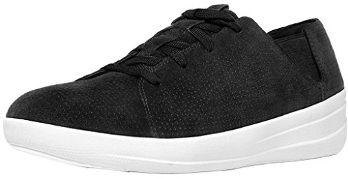 Fitflop Women's Uberknit Ballerina Closed Toe Ballet Flats, Black, 6 UK