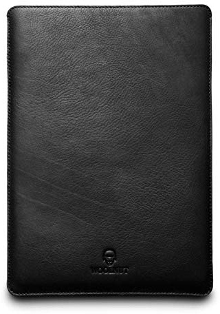 WOOLNUT Leather Sleeve Case Cover, for MacBook Pro 15 inch - Black