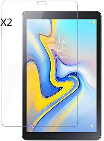 Kepuch 2 Pack Gehärtetes Glas Bildschirmschutz für Samsung Galaxy Tab A 10.5 T590 T595 T597