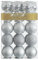 Busybee weihnachtskugeln 30 Stücke 6CM Ornamente für Weihnachtsbaum Silber Christbaumkugeln Weihnachtsdekoration Kugeln