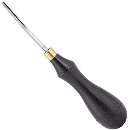 Edge Beveler, Leder Edge Skiving Beveler Leder Holzgriff Craft Edge Schneidwerkzeug (1.3mm)
