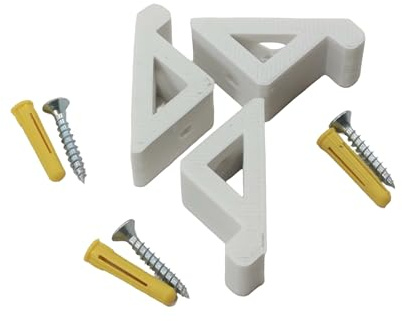 Jabtek Lot de 3 supports muraux compatibles avec console PS4 Blanc