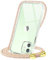 CAROKI Crossbody Case for iPhone 12/12 Pro, Necklace Mobile Phone Cover with Cord Strap, Clear Transparent TPU Soft Cover Holder with Neck Cord Lanyard Strap - Rainbow
