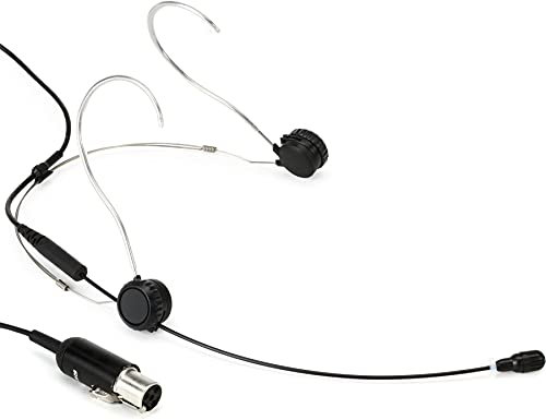 Shure Twinplex TH53B/O MTQG Black Twinplex 2-Channel Super Cardioid Headset Microphone with XLR Connection