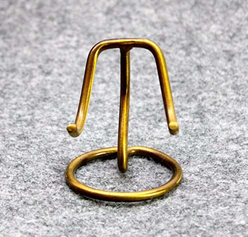 eSplanade herzförmiger Urnenständer | Ständer für Herz-Andenkenurnen, Bestattungsurnen, Gedenkurnen – Nickel (Golden)