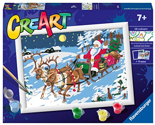 ***2022*** [AW LINES] Ravensburger CreArt Paint by Numbers - The Night Before Christmas