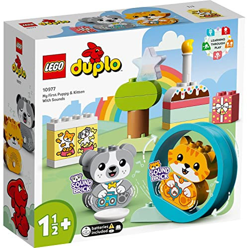Lego® Duplo 10977 Mein erstes Hündchen & Kätzchen mit Ton