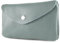 modamoda de P11 Damen Leder Geldbörse Portemonnaie Medium Handmade in Italy, Farbe:Taubenblau