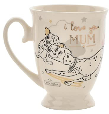 Disney Magical Moments Dalmatians Mug - I Love You Mum 4870