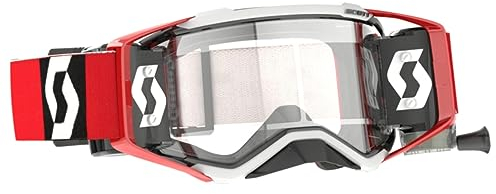 Scott Prospect WFS MX Goggle Cross/MTB Brille rot/schwarz/klar Works