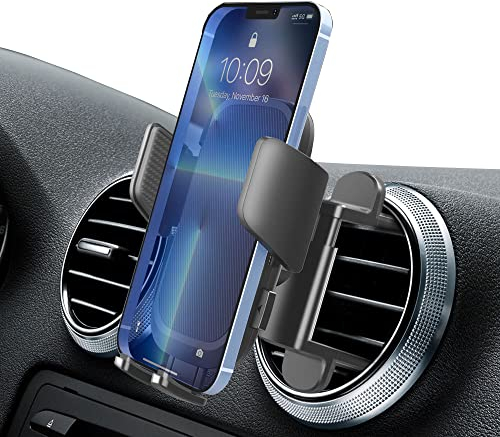 Handyhalterung Auto Runde Lüftung Mercedes-Benz AMG/GLA/GLB/GLC/GLE/GLS/GLK/smart 451 453 Mini-Cooper FIAT 500 Ibiza Geeignet für alle kreisförmigen Lüftungsschlitze Handy KFZ Halterungen