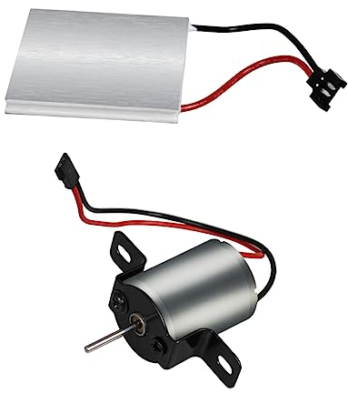 Homoyoyo 1 Set Kaminventilator Motor Kaminventilator Ersatzteile Ofenventilatoren Universal Kamingebläse Ofenventilator Generator Blatt Ofenventilator Motor Zubehör Ofenventilator