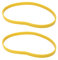 Band Saw Tires Thickness Apron Carpentry Blade Anti Noise Anti Slip Yellow 8In Rubber for 2Pcs Band Saw Blades