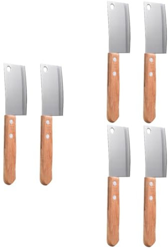 BESTonZON 6pezzi Per Verdure e Burro Utensili Da Cucina Pratici Per Affettare Pane Dessert Patate e Frutta Manico Ergonomico e