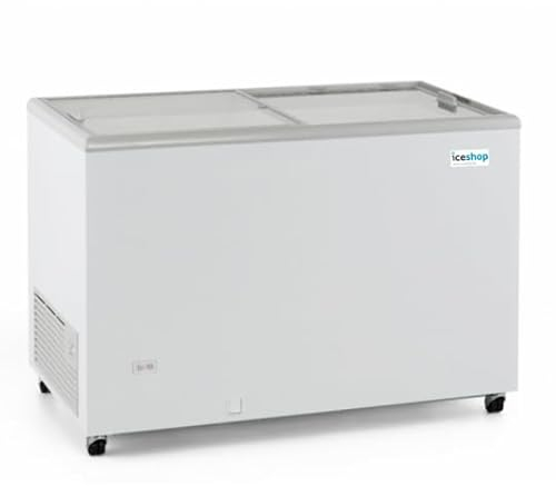 Congelador para frigorífico con baúl acristalado, puertas correderas helado 500L -26ºC a -12ºC