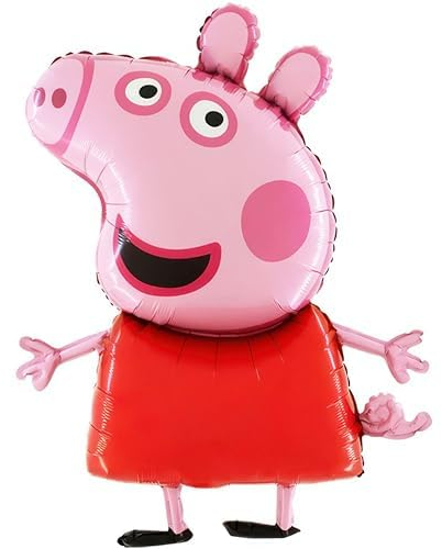 Toyland® 95 cm (37) Folienballon in Form einer Peppa Pig-Figur – Partyballons für Kinder
