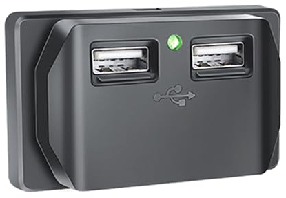 WELLDOER 2V/24V USB Steckdose USB Port Panel Mount Automobil Auto USB Buchse Power Adapter Boote