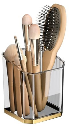 HARLIANGXY Make up Pinsel Organizer, Kosmetikpinsel Aufbewahrung, Spiegelschrank Organizer Innen, Badezimmerschrank Organizer für Pinsels, Eyeliner, Mascara, usw.