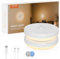 LROLTEF Nachtlicht Lampe für Kinder Baby - Aufladbar Night Light LED Treppenbeleuchtung - 3000K Nachtlampe Schlummerleuchten mit Bewegungsmelder für Kinderzimmer, Treppe, Gang, Küche | 2 Stück