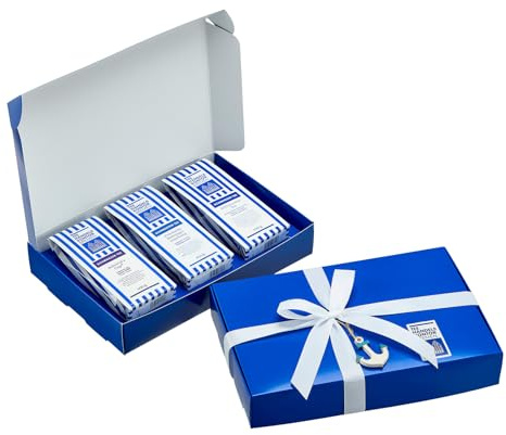 Hochwertiges Präsent Danke Ahoi 3 Schwarztees Geschenkset | Hochwertiges Präsent Danke Ahoi mit 3 Schwarztees, Geschenkkarton, Friesischer Sonntagsmischung