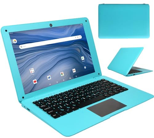 Mini Netbook Portatile Windows 10 Da 10,1, Con Wi-Fi Bluetooth Integrato, Mini Pc, Con 2 Gb Di Ram, 64 Gb Ssd, Computer Pc Ultra Sottile,Blue