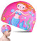 BPTRKOM 1 pezzo Cuffia da Nuoto per Bambini Confezione Piscina Neonato Cuffia Nuoto Impermeabile per Capelli Lunghi Cuffia Piscina Bambina(rosa)