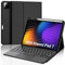 SENGBIRCH Funda con Teclado para Xiaomi Pad 7/7 Pro 11.2, Teclado para Xiao mi Pad 7 2024 con Touchpad, Teclado Inalámbrico Desmontable Español Ñ para Xiaomi Pad 7/7 Pro 11.2 Pulgadas 2024, Negro