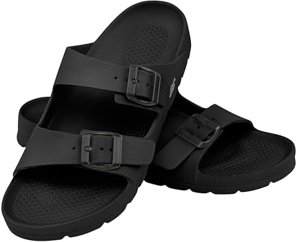 Aqua Speed Laredo Badeschlappen Set für die ganze Familie + Mikrofaserhandtuch | Gr. 36–41