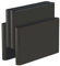 Kartell Magazine Rack, Zeitschriftenhalter, L 40 x H 34.5 cm, Anthrazit