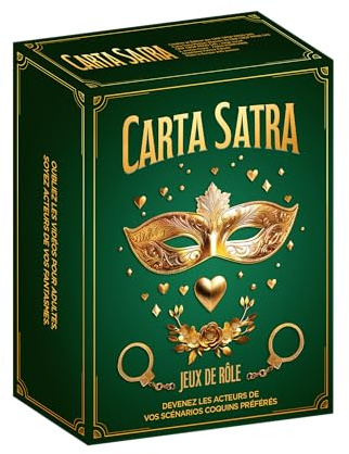 CARTA SUTRA Jeu Couple - Jeux de Rôle – Jeux de société - Jeu de Carte – Cadeau Anniversaire Femme - Cadeau Couple Original – Idée Cadeau Couple Saint Valentin 2027 [Edition Jeux de Rôle]
