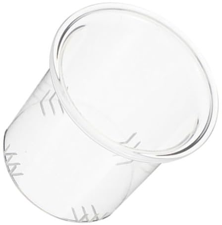 DIYEAH Abnehmbares Teesieb aus Hitzebeständigem Glas Feiner Teefilter für Losen Tee Kräuter und Früchtetee Ersatzfilter für 400ml Teekanne Leicht zu Reinigen