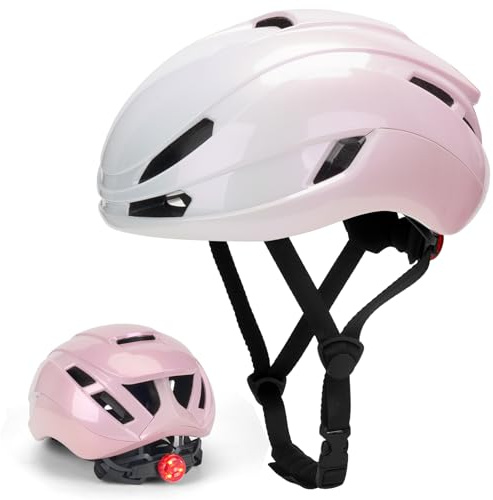 Casque Vélo Adulte LED 54-60cm Aéré Réglable Polyvalent