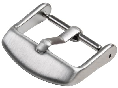 Archer Watch Straps - Uhrenarmband-Schnallen aus Edelstahl (Edelstahl Gebürstet, 18mm)