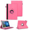 NAUC Schutzhülle kompatibel für TrekStor Surftab Breeze 10.1 Quad 3G Tablet Hülle Tasche Schutzcase Cover 360° Drehbar Case, Farben:Pink