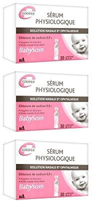Cooper Babysoin Sérum Physiologique Lot de 3 x 30 Unidoses